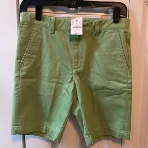 Brand new with tags CREWCUTS green shorts